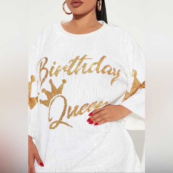 Fashion Nova - Birthday Queen Tunic - Picture 3 of 3